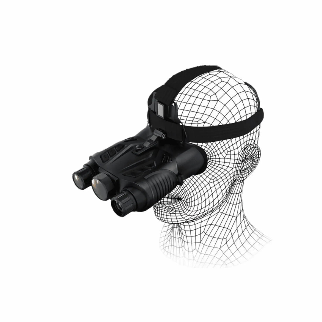 Head-Mounted Full-Color Night Vision Goggles with WiFi & GPS - 2.5K UHD - Yalla Mart