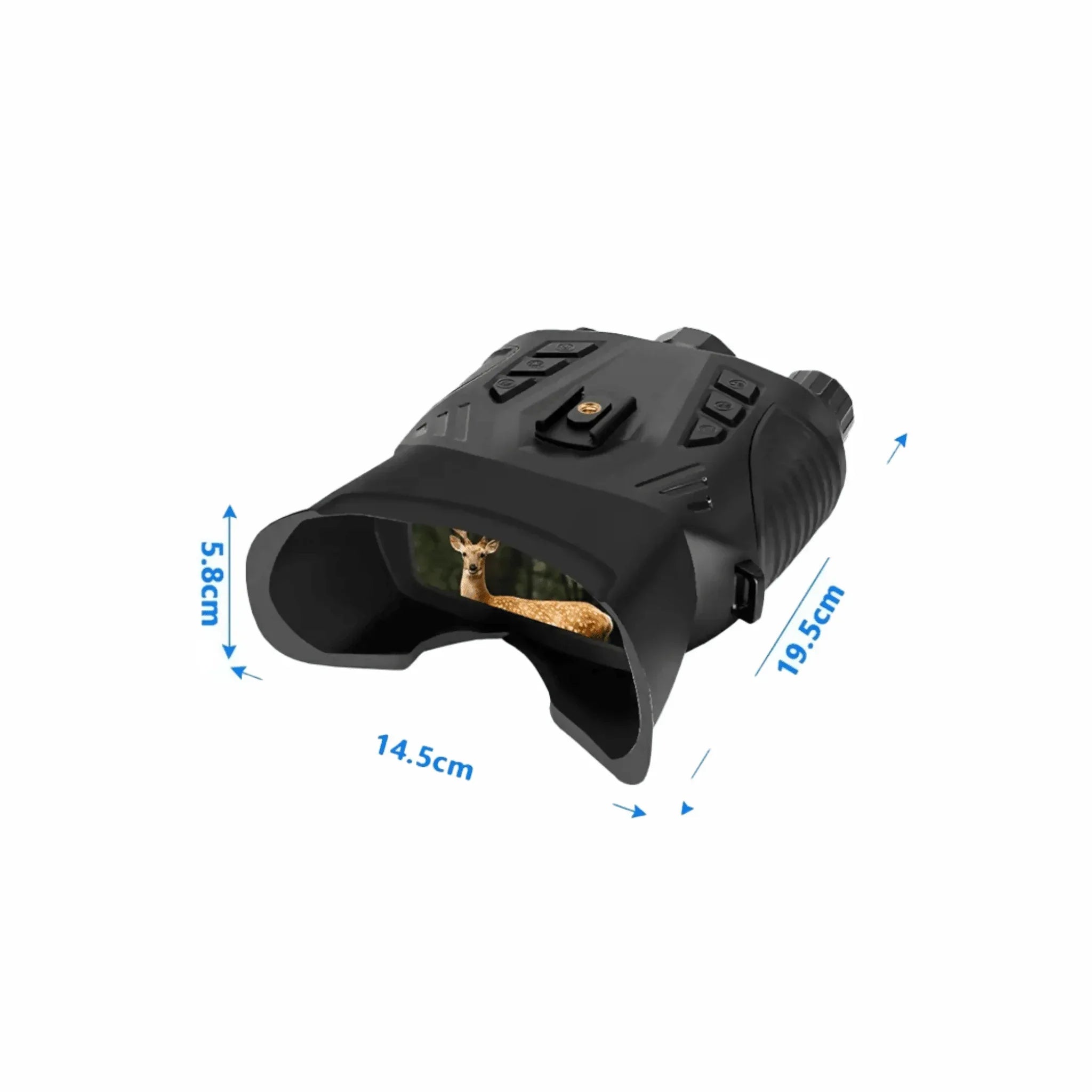 Head-Mounted Full-Color Night Vision Goggles with WiFi & GPS - 2.5K UHD - Yalla Mart