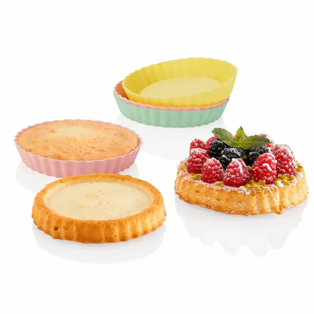 Silicone Tartlet Molds – LIVARNO Home (Set of 6) - Yalla Mart
