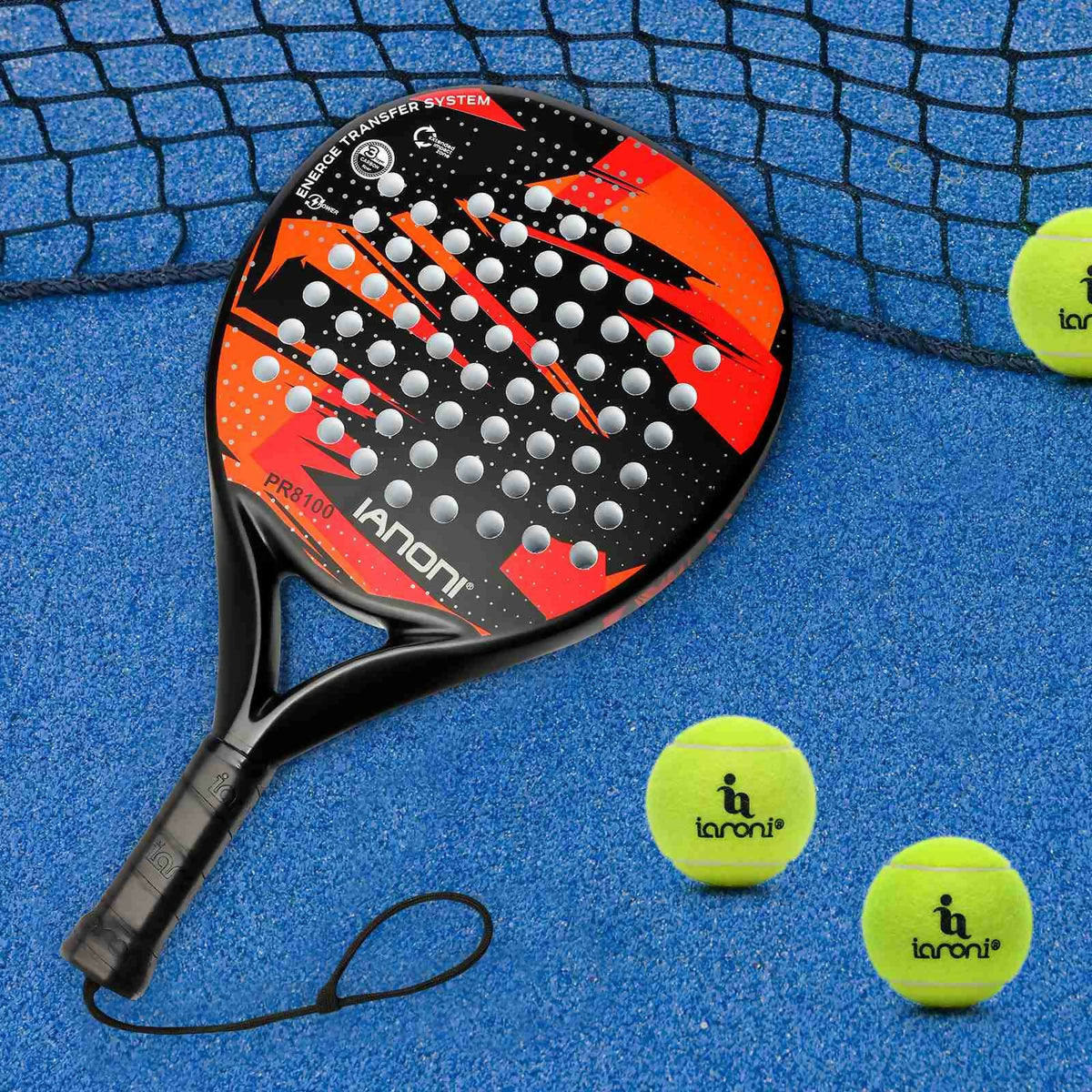 IANONI PR8100 Carbon Fiber Padel Racket