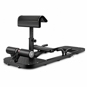 Centered hip thrust bench on a white background