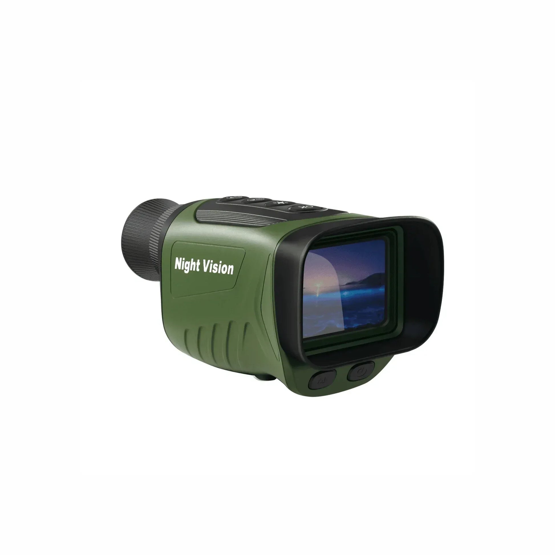 Night Vision Monocular 6X Optical Zoom - 300m Range, 1080P Recording for Hunting & Wildlife - Yalla Mart