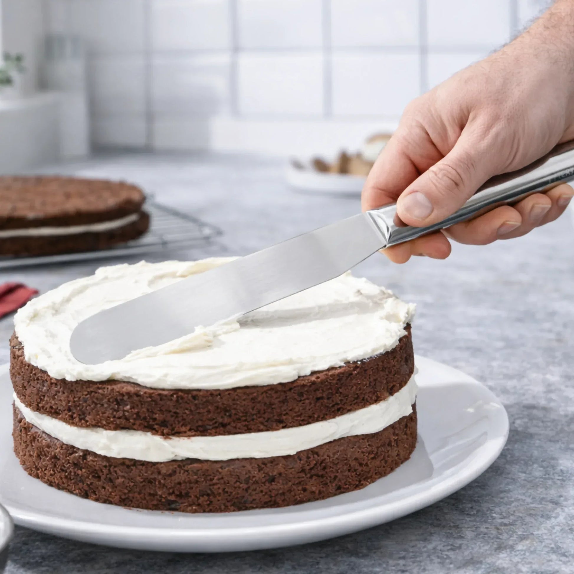 Ernesto Stainless Steel Spatula / Icing Spatula - Yalla Mart