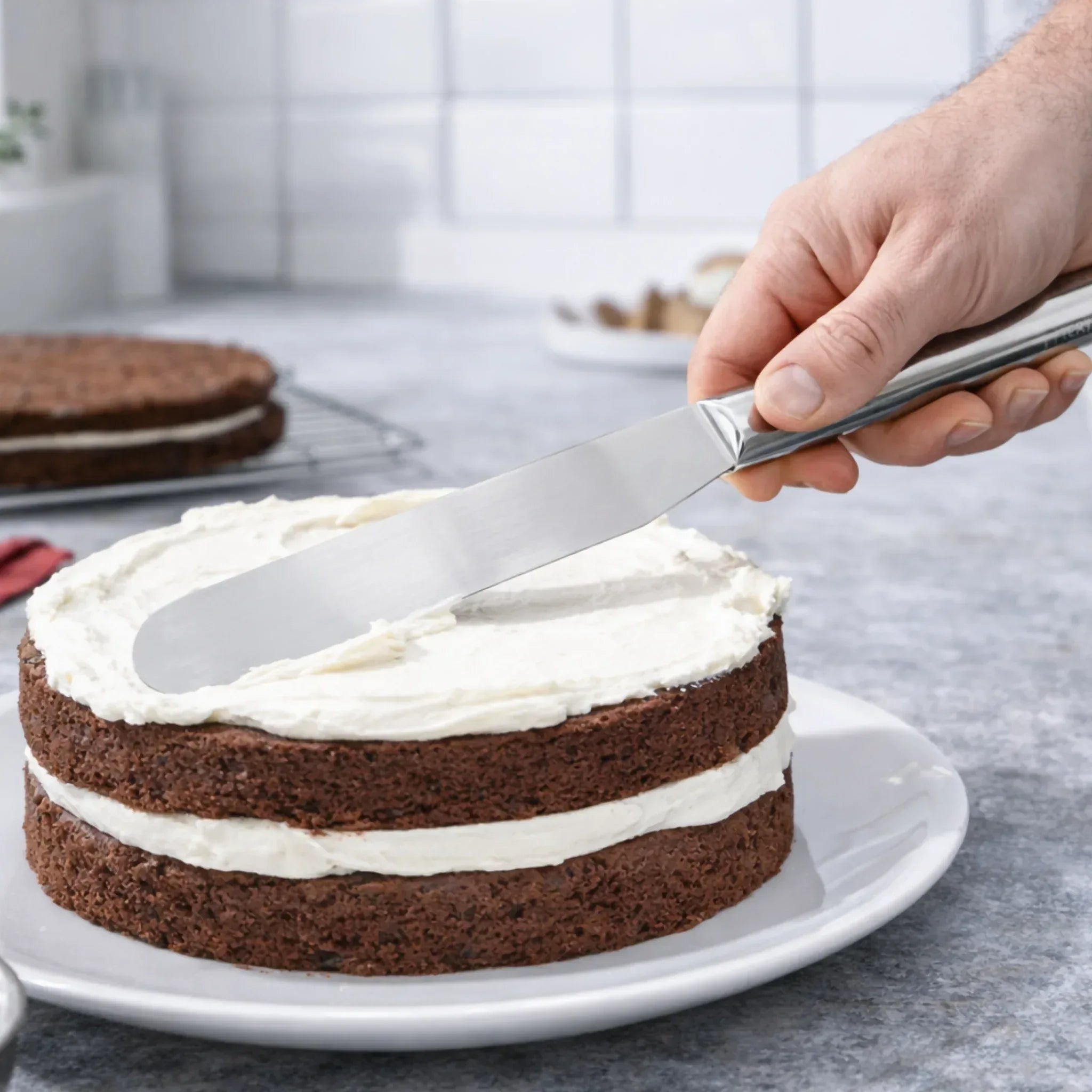 Ernesto Stainless Steel Spatula / Icing Spatula - Yalla Mart