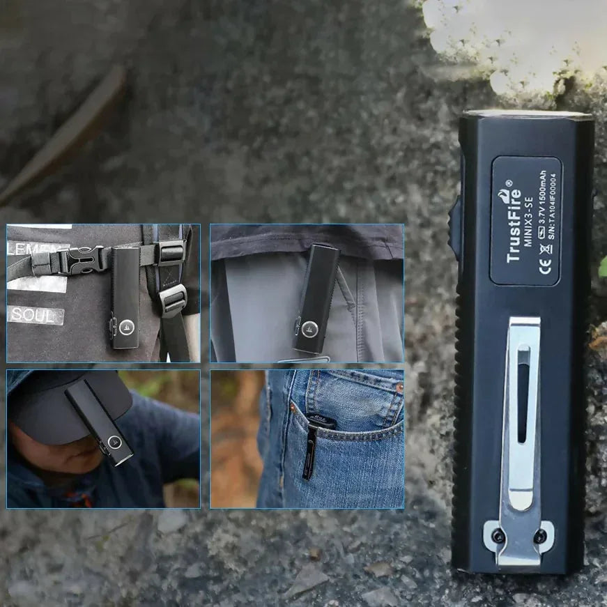 TrustFire MiniX3-SE Magnetic Flashlight - Yalla Mart