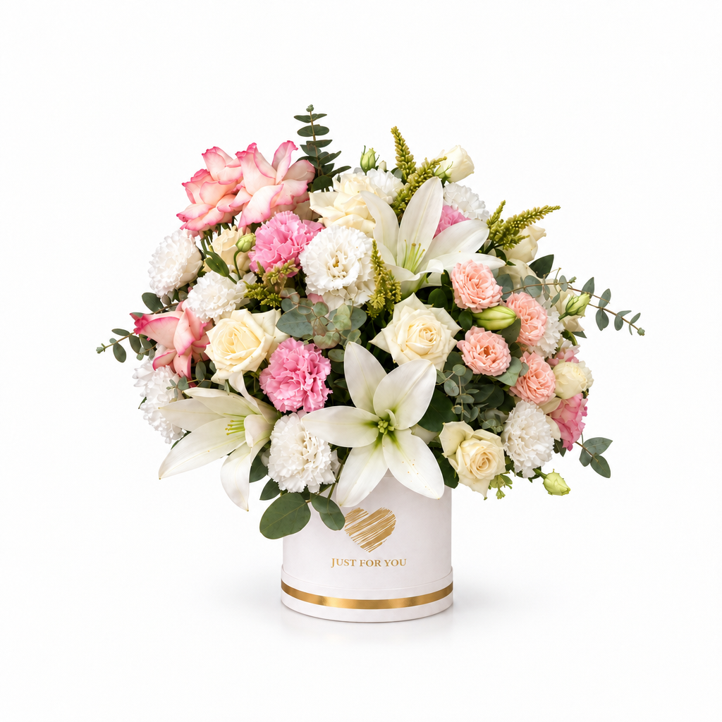Flower box product hero reduced by 5% with more white space
