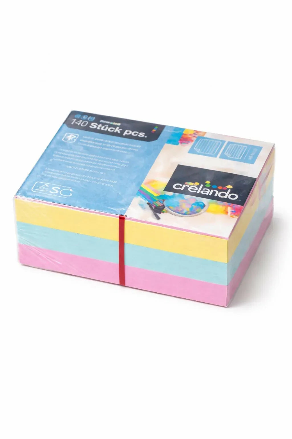 Crelando Colored Index Cards – Pastel Set for Study, Notes & Organization