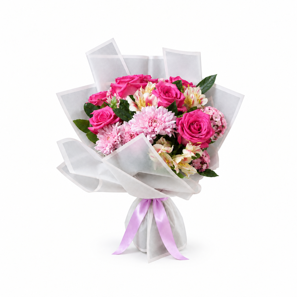 Full pink bouquet reduced by another 5%