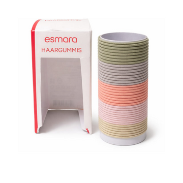 Esmara Hair Elastics Set – Soft & Gentle Hair Ties in Pastel Tones