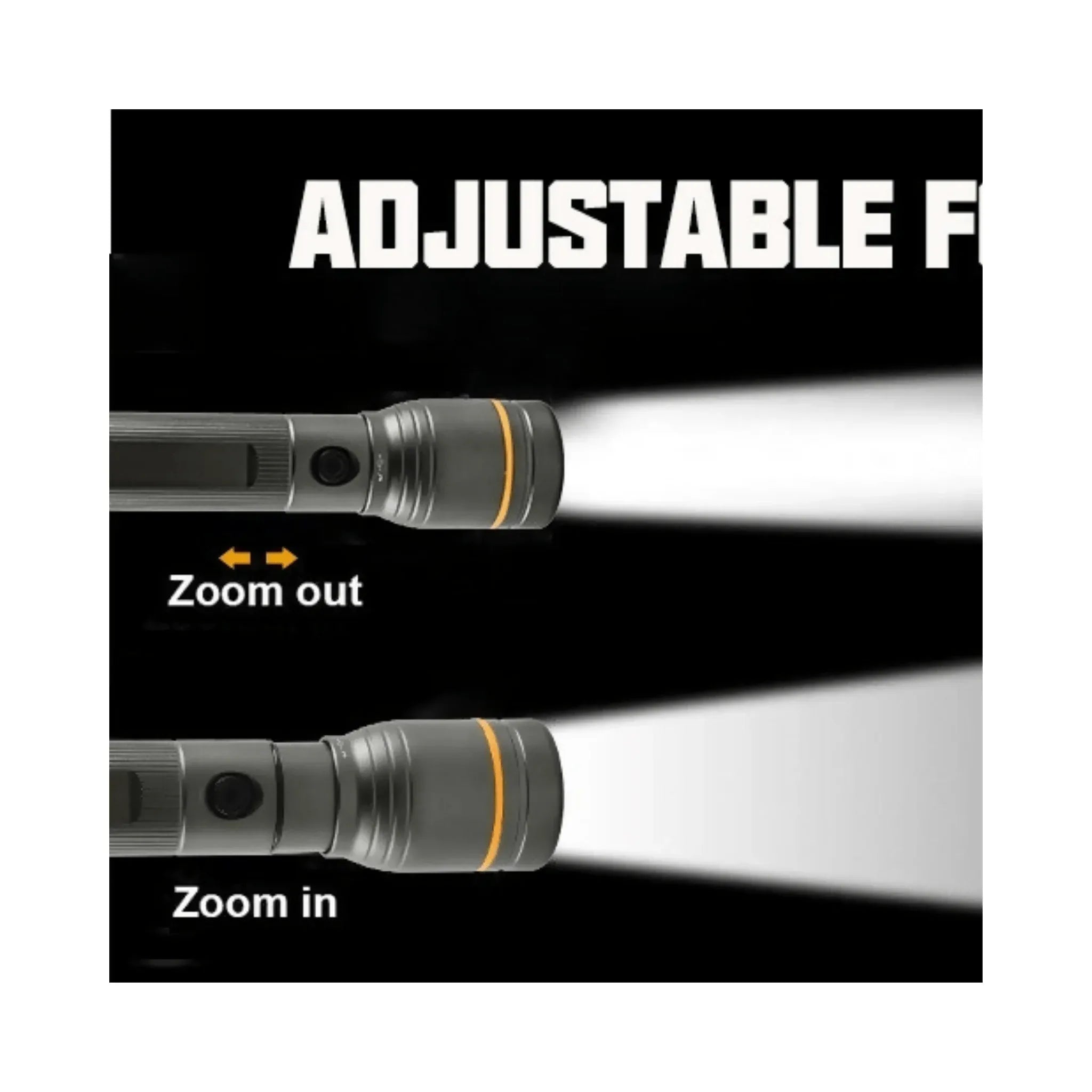 Aluminum Flash Light - Yalla Mart