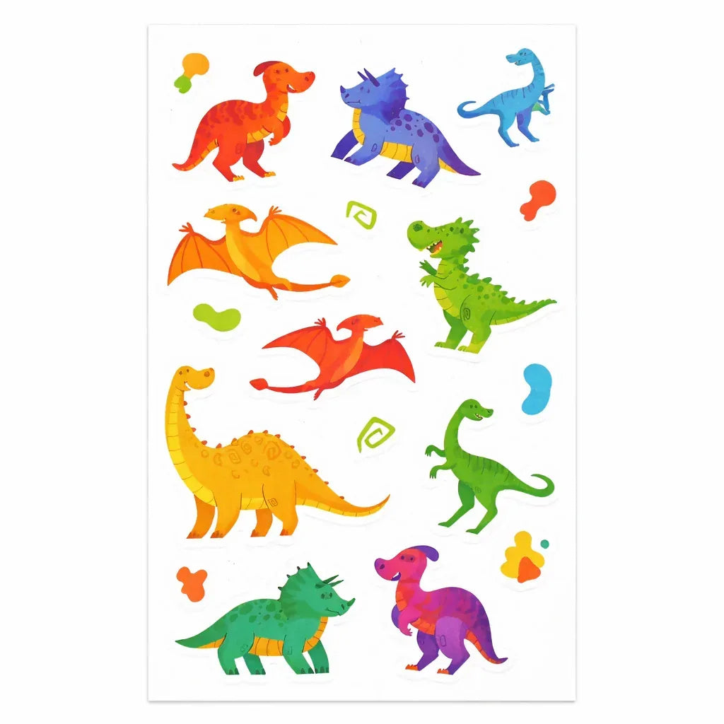 Decorative Dinosaur Sticker Sheet for Kids & Crafts - Yalla Mart