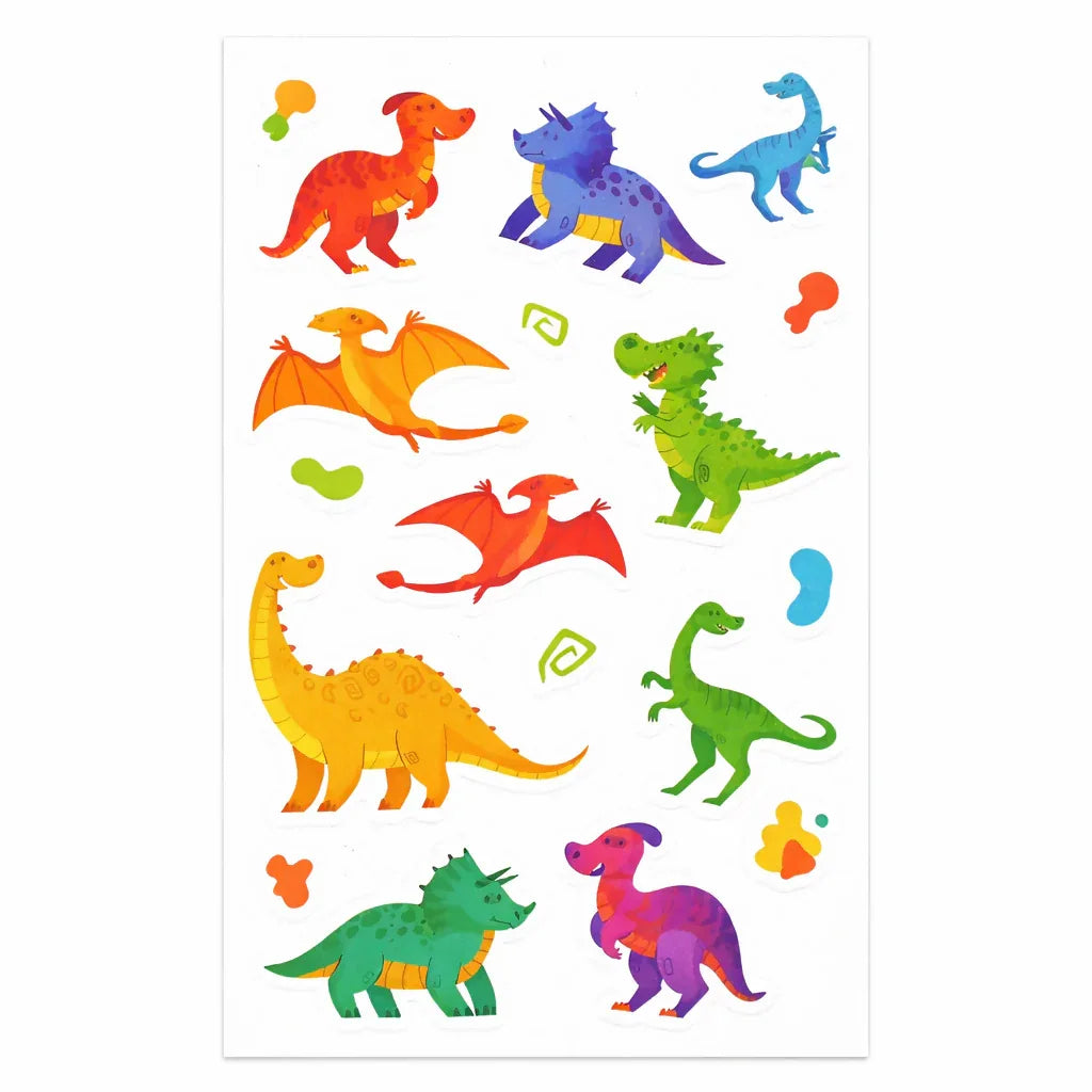 Decorative Dinosaur Sticker Sheet for Kids & Crafts - Yalla Mart