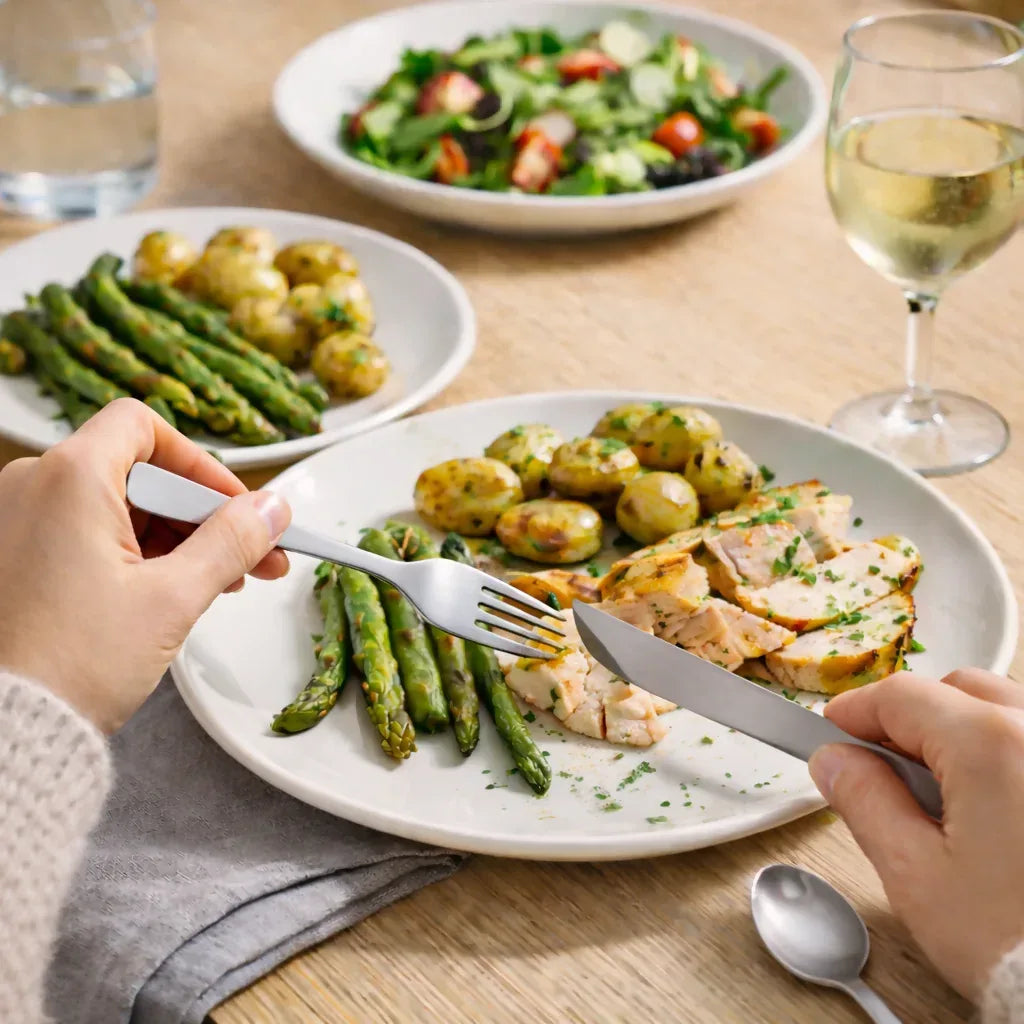 LIVARNO Home Stainless Steel Cutlery Set | 16 pieces - Yalla Mart