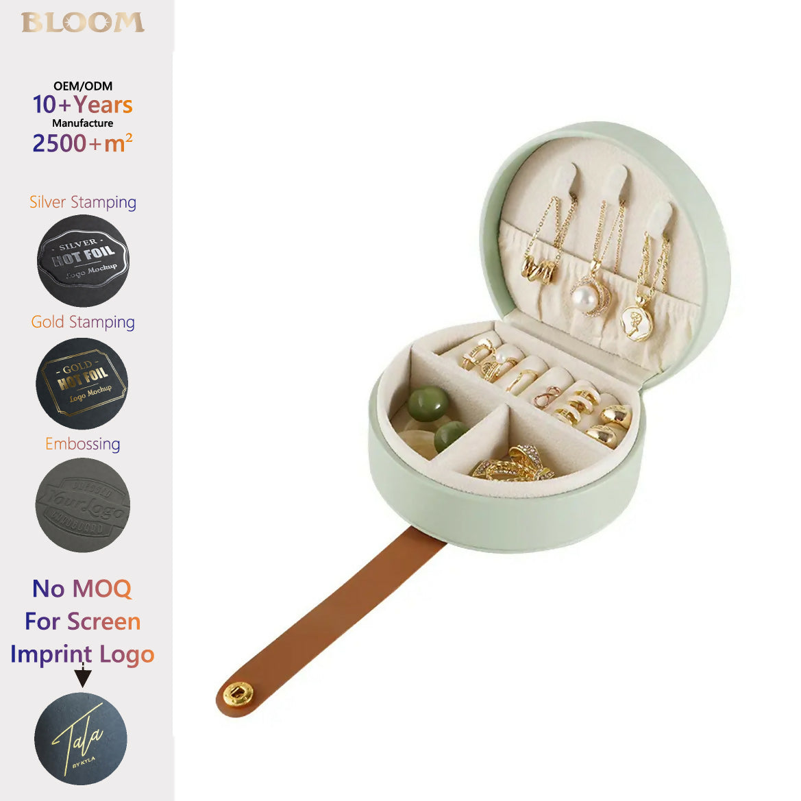 Compact Jewelry Organizer Case