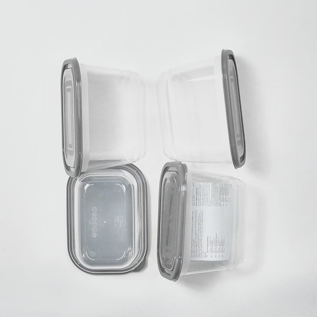 LIVARNO Home Food Storage Container Set - Click-Lock Lid System