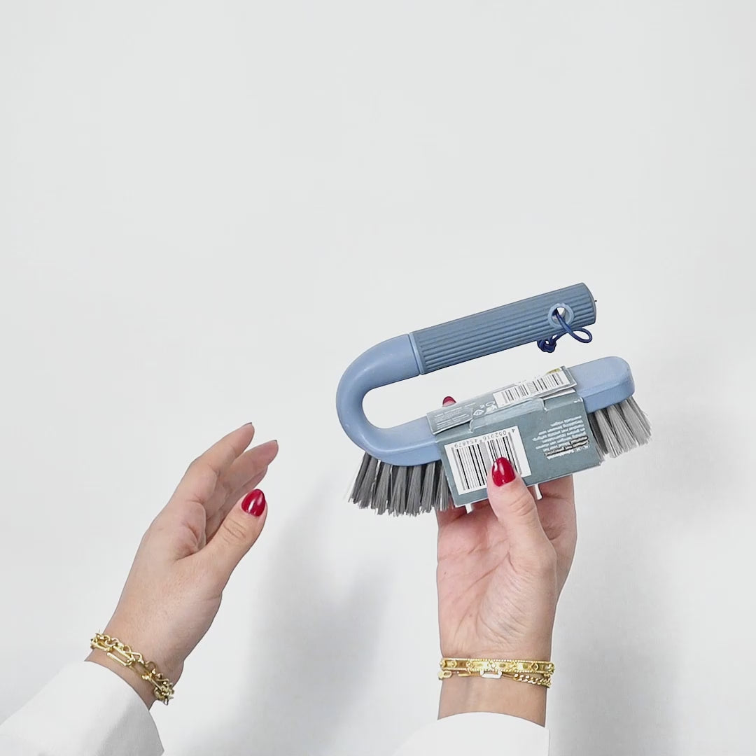 Multi-Purpose Cleaning Brush with Curved Handle - Hard-to-Reach Areas