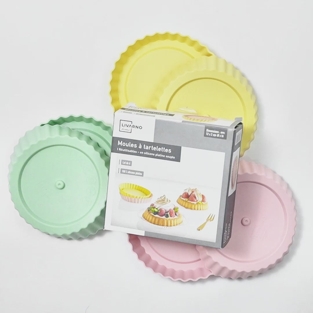 Silicone Tartlet Molds – LIVARNO Home (Set of 6)