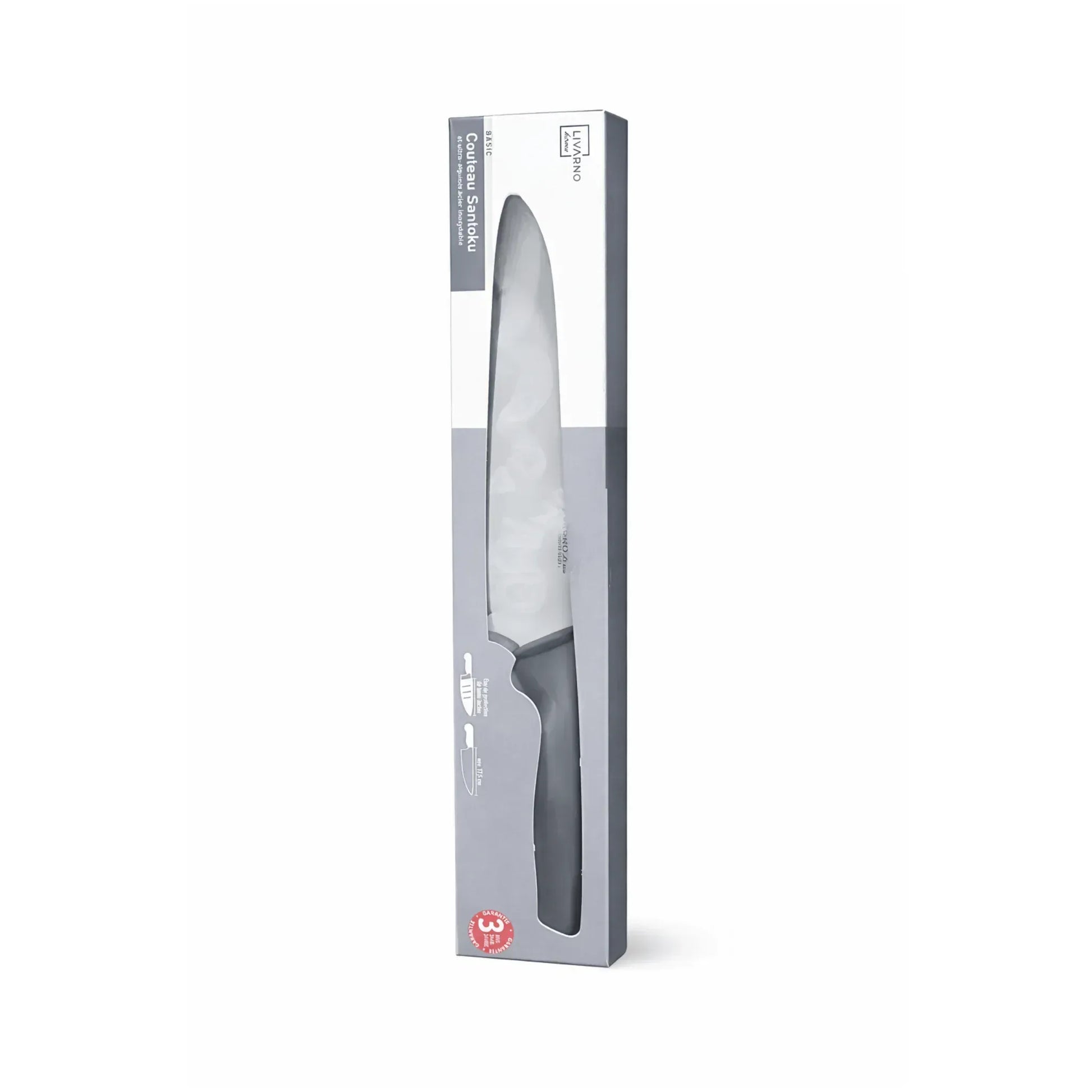 LIVARNO Home Santoku Knife – Stainless Steel - Yalla Mart