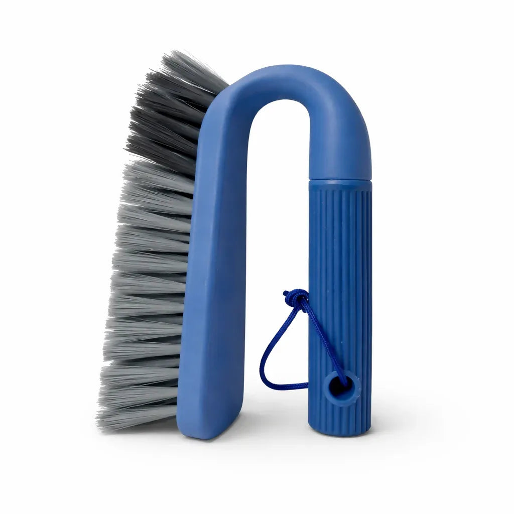 Multi-Purpose Cleaning Brush with Curved Handle - Hard-to-Reach Areas - Yalla Mart