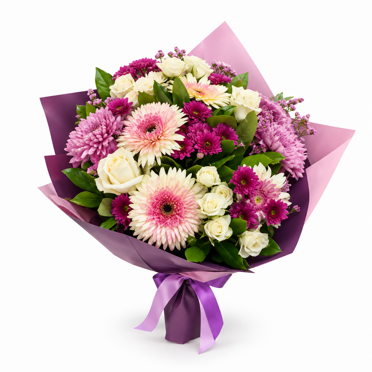 Blushing Harmony Mixed Gift Bouquet