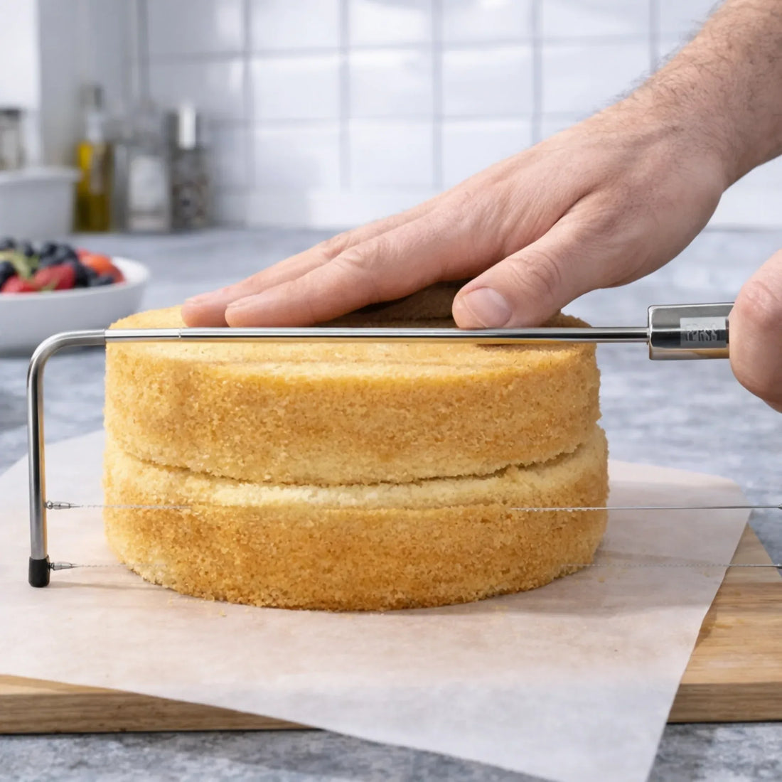 Ernesto Lyre à Génoise (Cake Leveler) – Stainless Steel - Yalla Mart